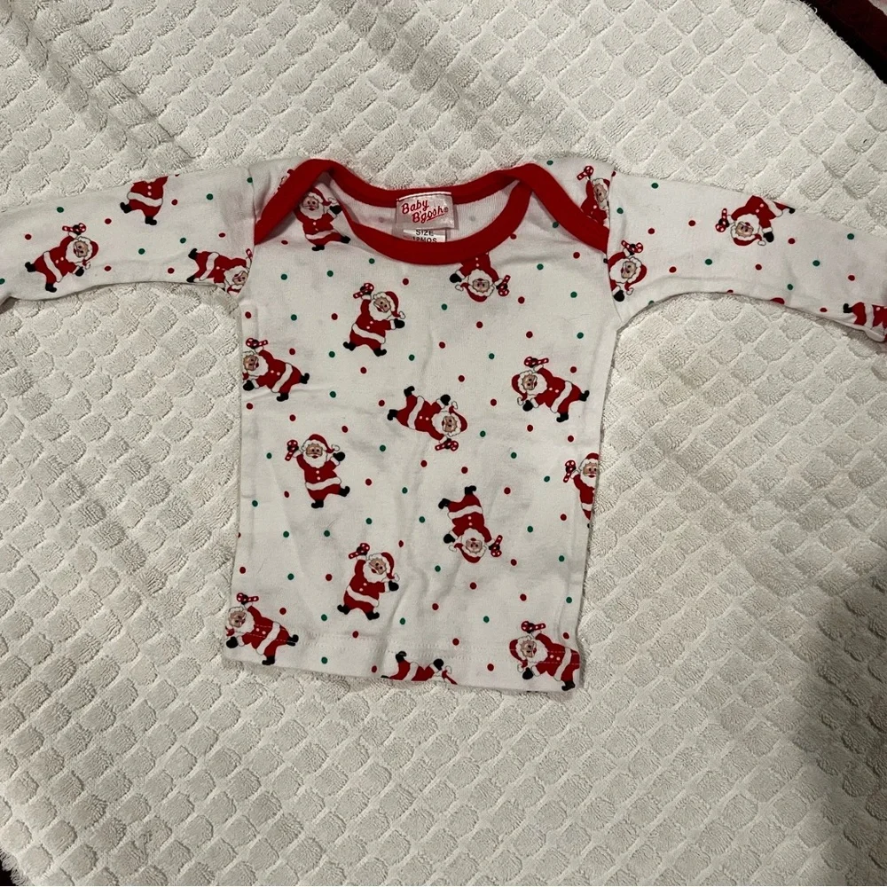 Vintage Baby B’gosh Christmas PJ Set 12 months - Picture 5 of 10